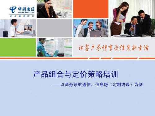 2010中国电信产品组合与定价策略培训PPT大纲及培训服务方案